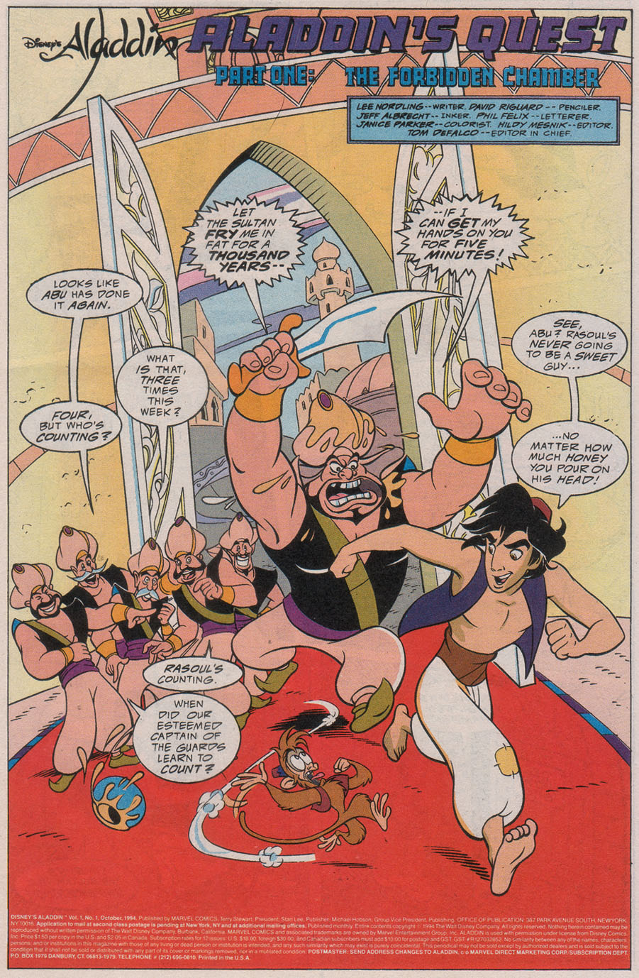 Read online Disney's Aladdin comic -  Issue #1 - 3