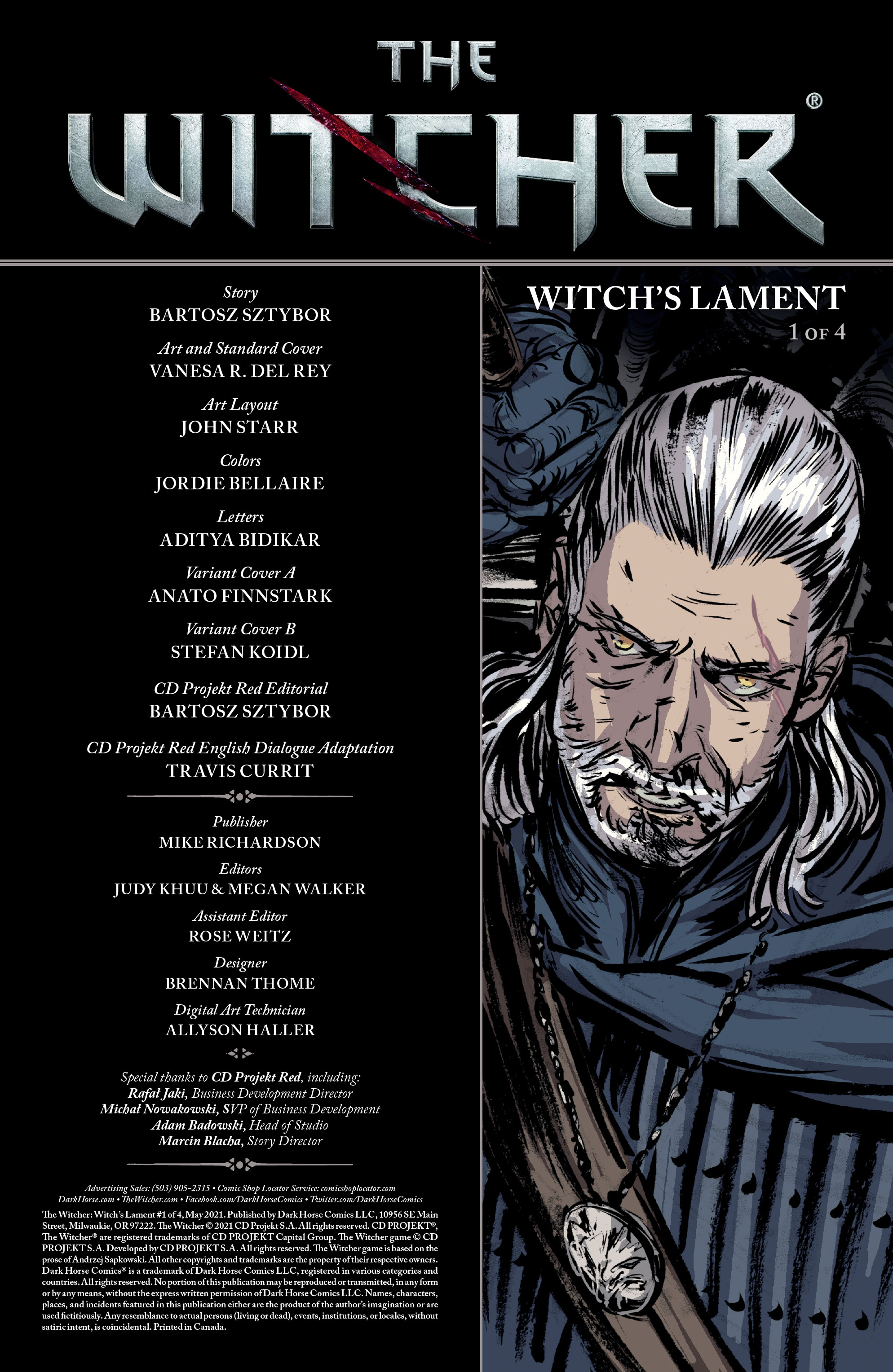 Read online The Witcher: Witch's Lament comic -  Issue #1 - 2