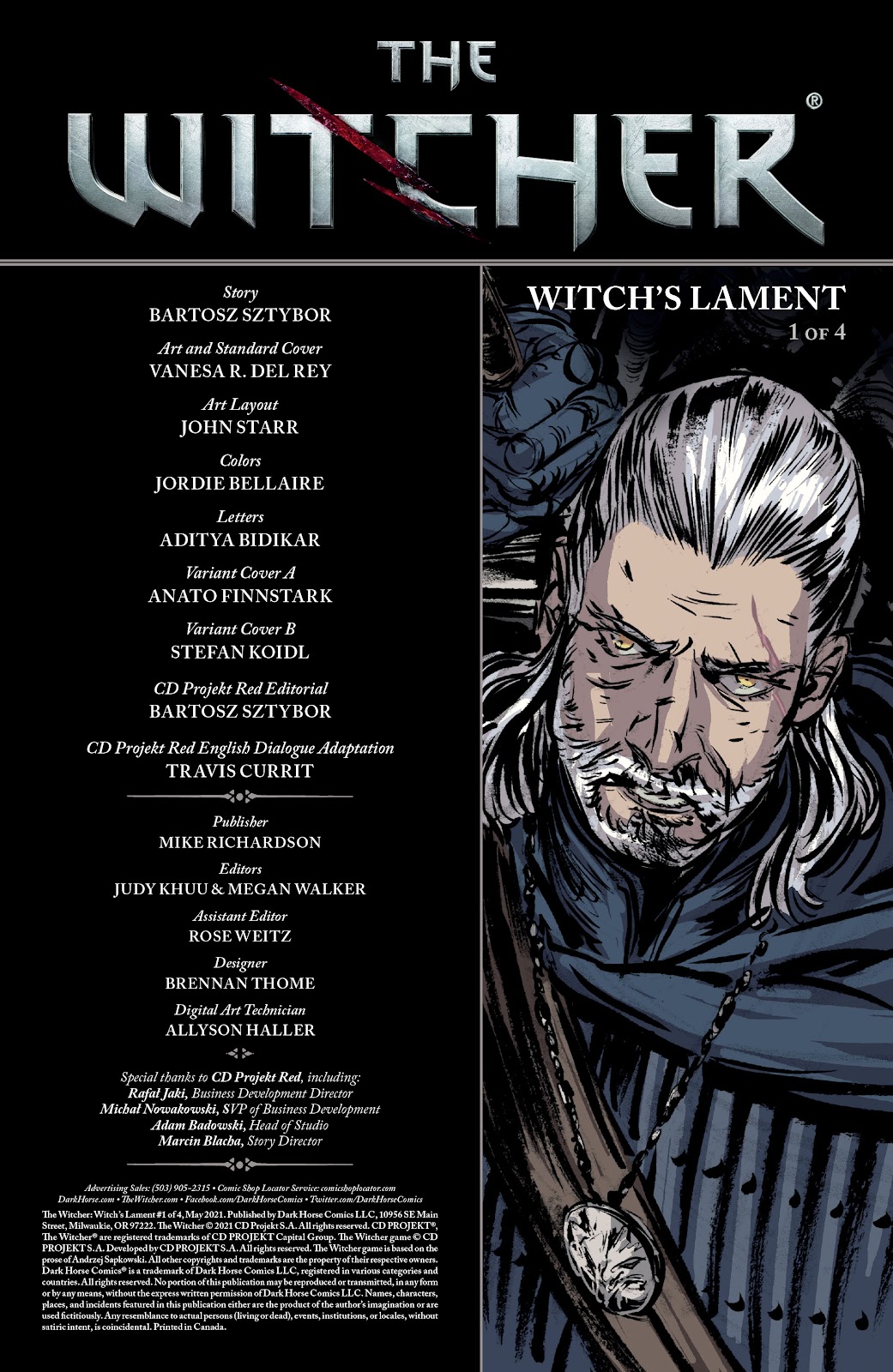 The Witcher: Witch's Lament issue 1 - Page 2