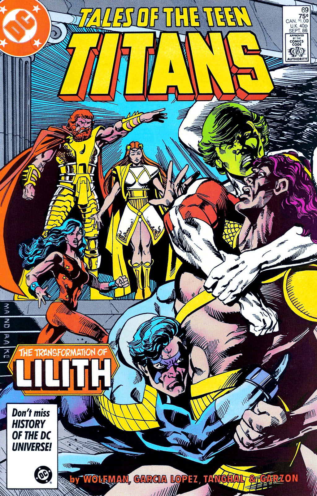 Read online Tales of the Teen Titans comic -  Issue #69 - 1