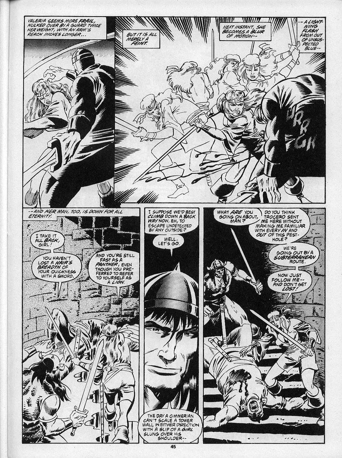 The Savage Sword Of Conan issue 201 - Page 47