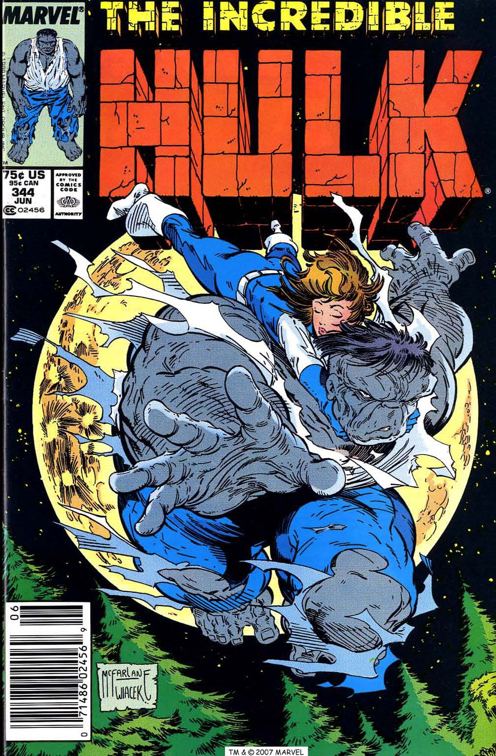 Read online The Incredible Hulk (1968) comic -  Issue #344 - 1