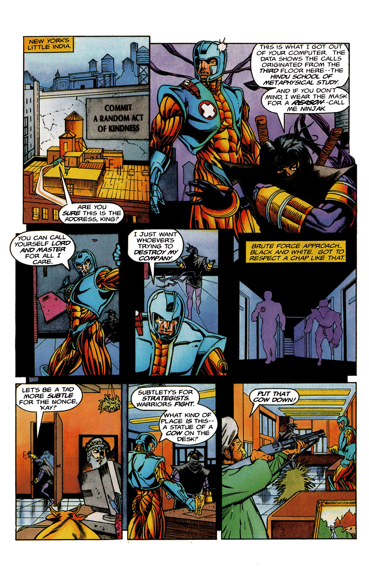 Read online Ninjak (1994) comic -  Issue #6 - 8