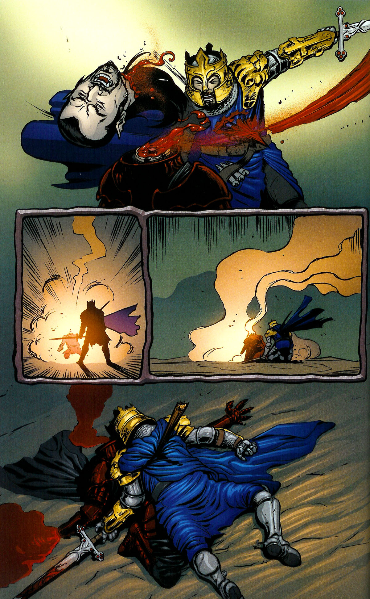 Read online Dracula vs King Arthur comic -  Issue #4 - 60