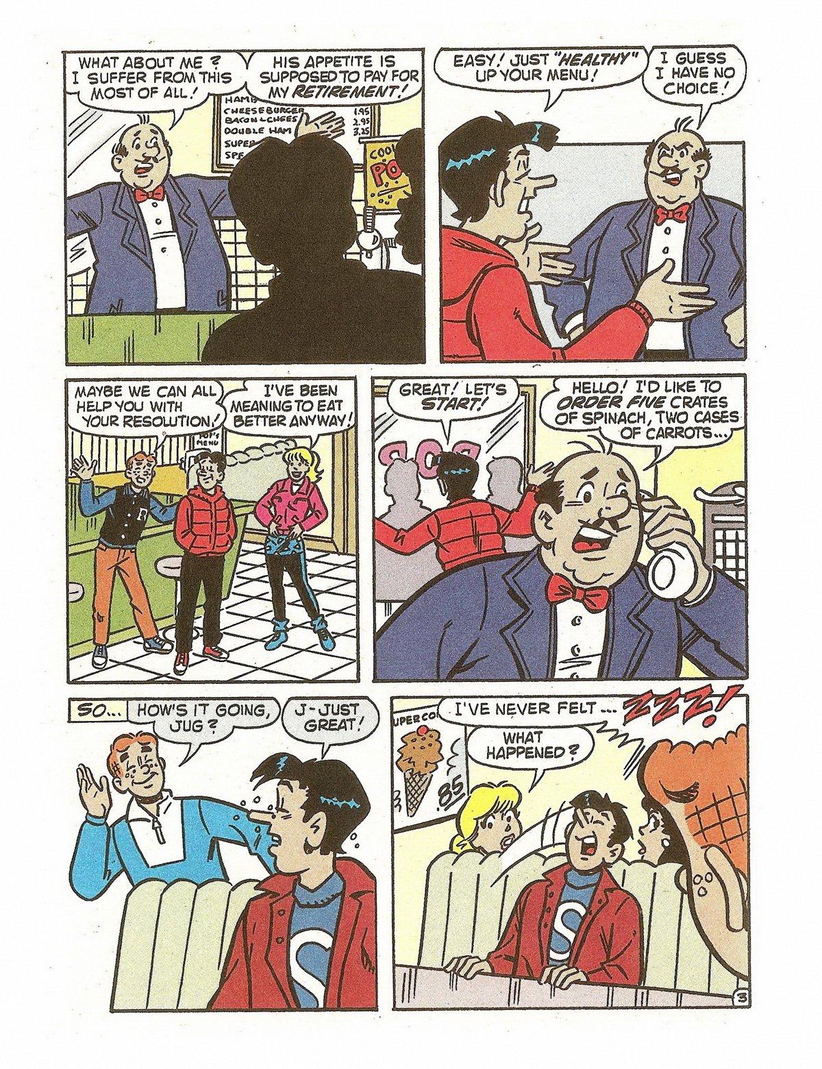 Read online Jughead's Double Digest Magazine comic -  Issue #73 - 189