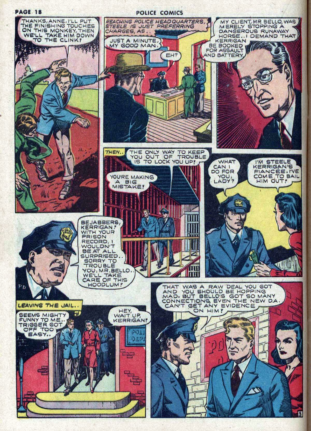 Read online Police Comics comic -  Issue #9 - 23