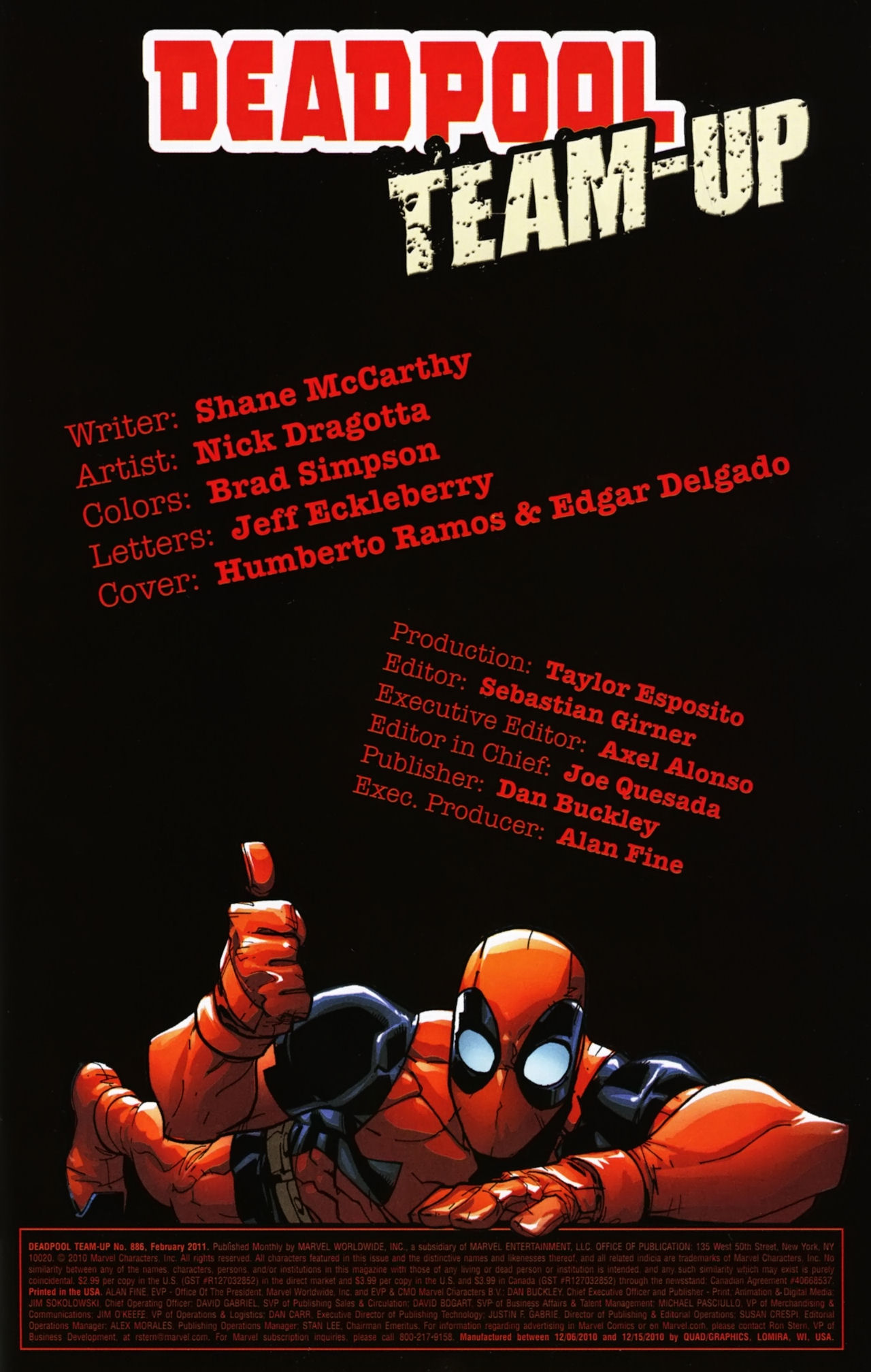 Read online Deadpool Team-Up comic -  Issue #886 - 2