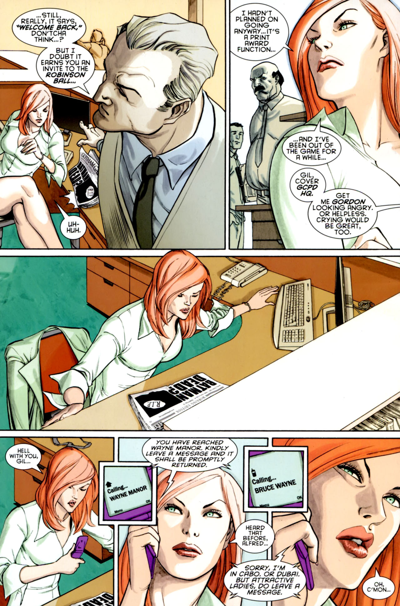 Read online Gotham Gazette comic -  Issue # Issue Batman Dead - 4