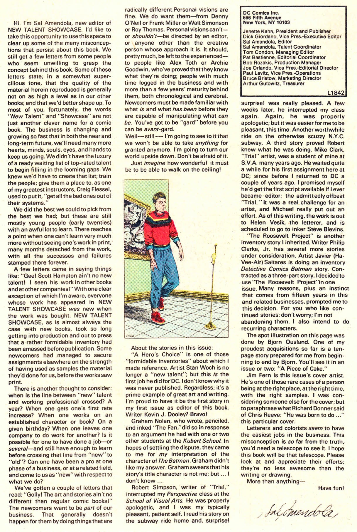 Read online The New Talent Showcase comic -  Issue #14 - 14