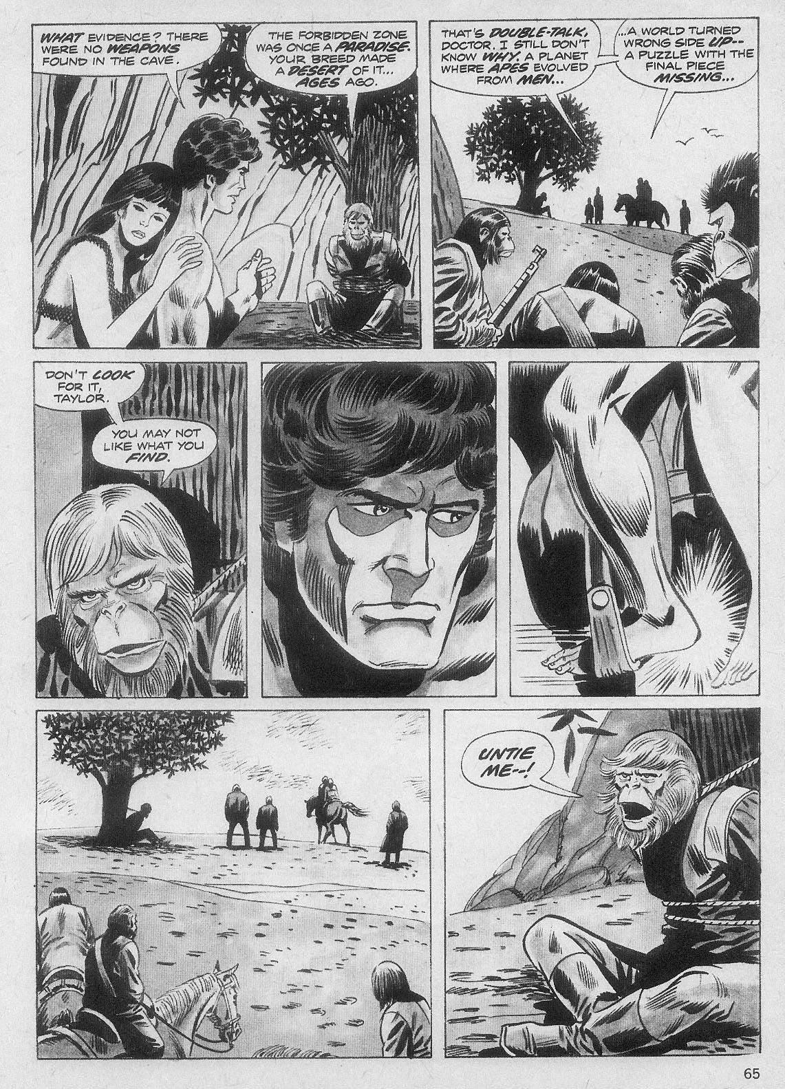 Read online Planet of the Apes comic -  Issue #6 - 60