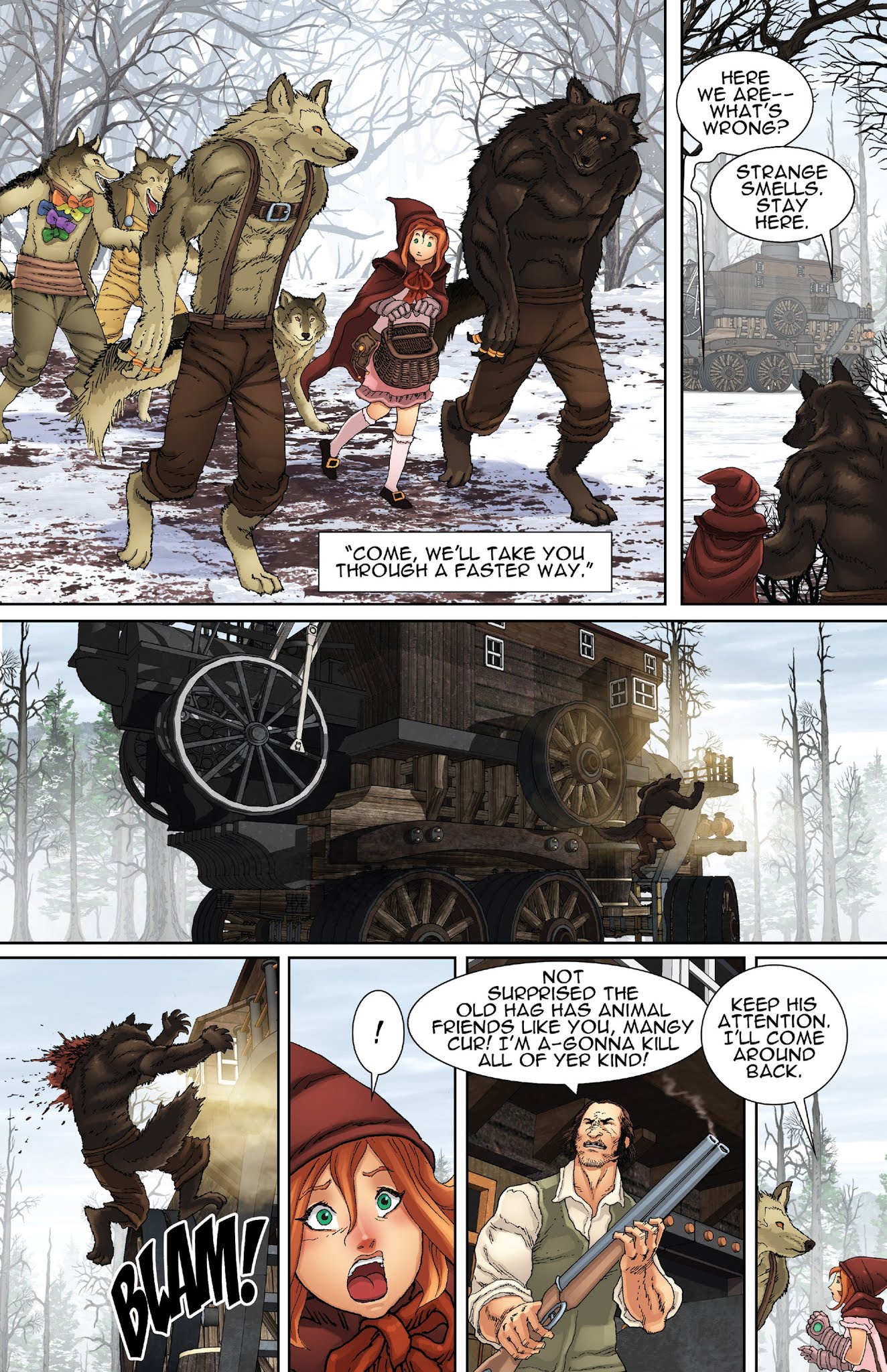 Read online Steampunk Red Riding Hood comic -  Issue # Full - 31