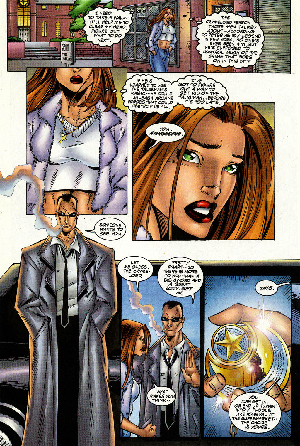 Read online Avengelyne (1996) comic -  Issue #8 - 12