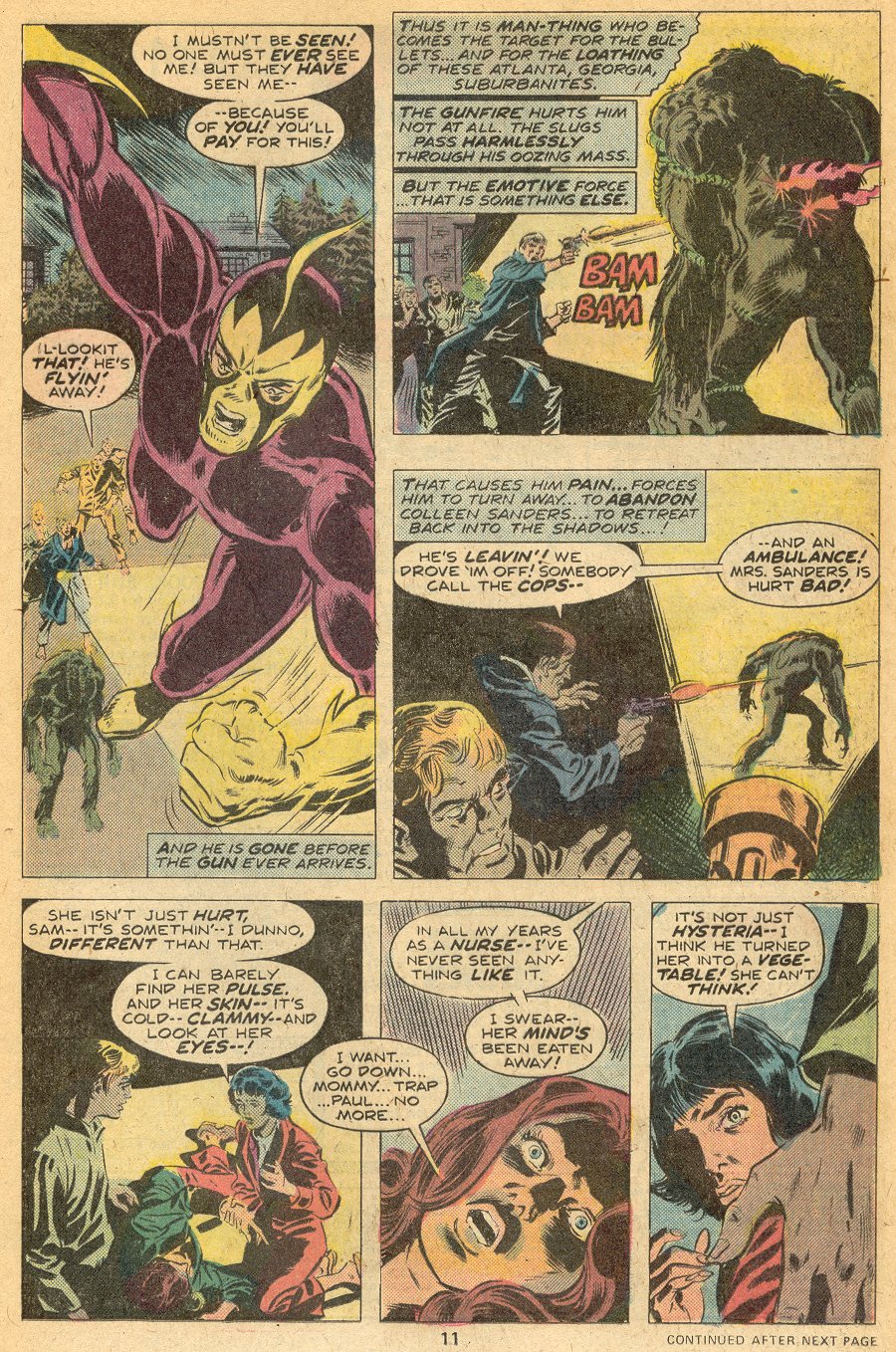 Read online Man-Thing (1974) comic -  Issue #19 - 8