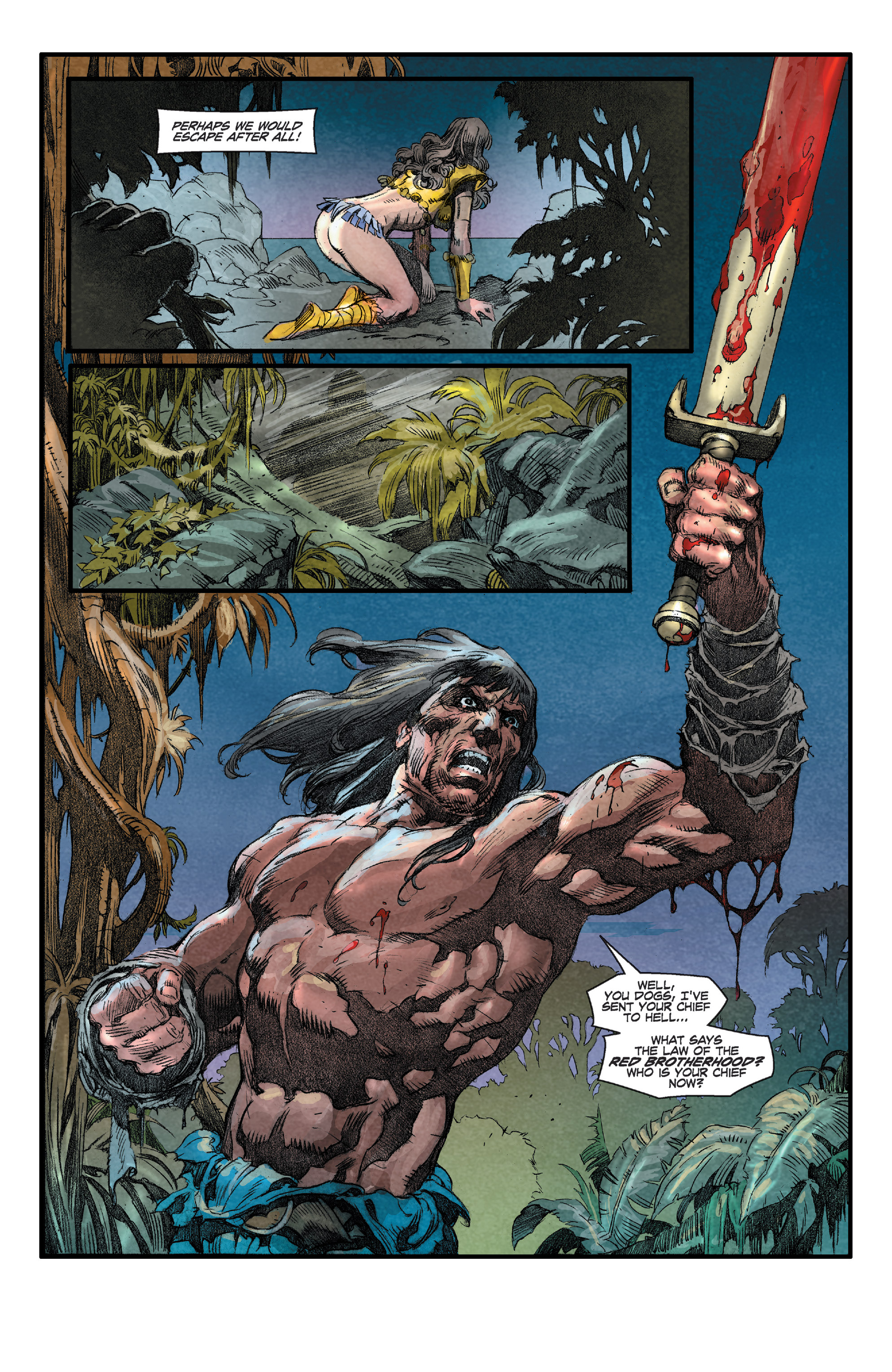 Read online Conan Chronicles Epic Collection comic -  Issue # TPB The Battle of Shamla Pass (Part 4) - 74