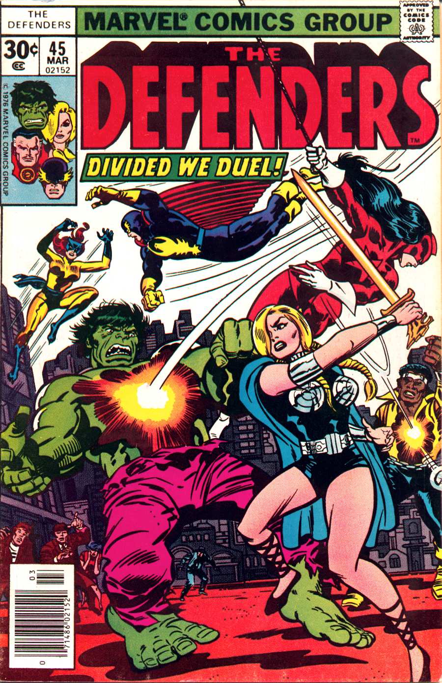 Read online The Defenders (1972) comic -  Issue #45 - 1