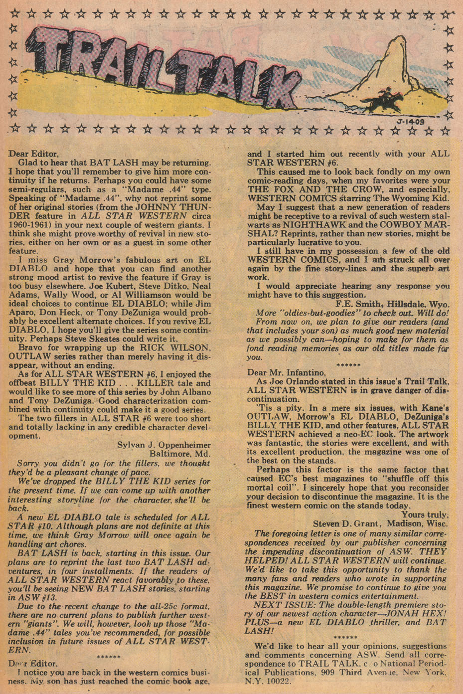 Read online All-Star Western (1970) comic -  Issue #9 - 35