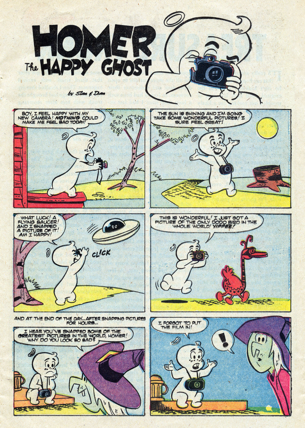 Read online Homer, the Happy Ghost comic -  Issue #16 - 22