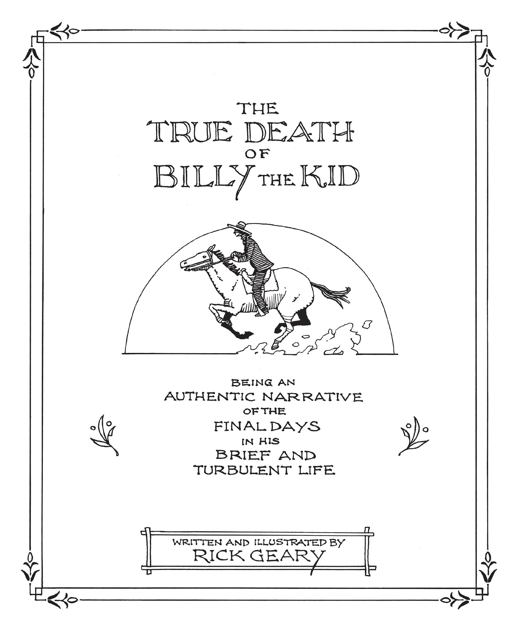 Read online The True Death of Billy the Kid comic -  Issue # TPB - 3