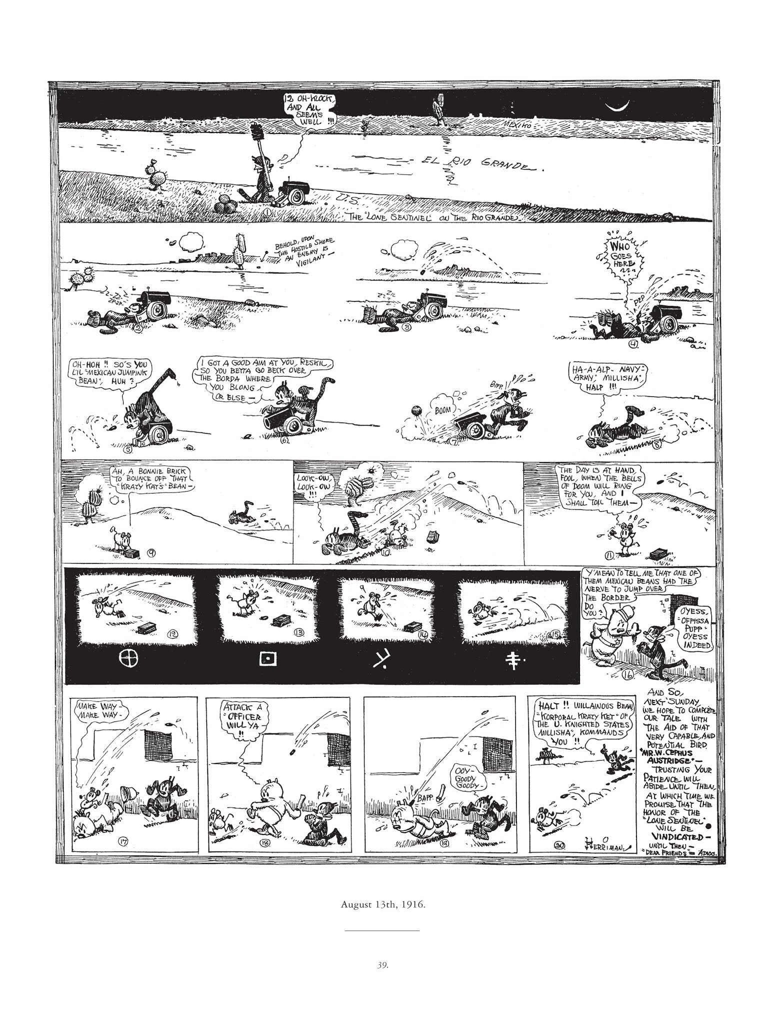 Read online Krazy & Ignatz comic -  Issue # TPB 1 - 39