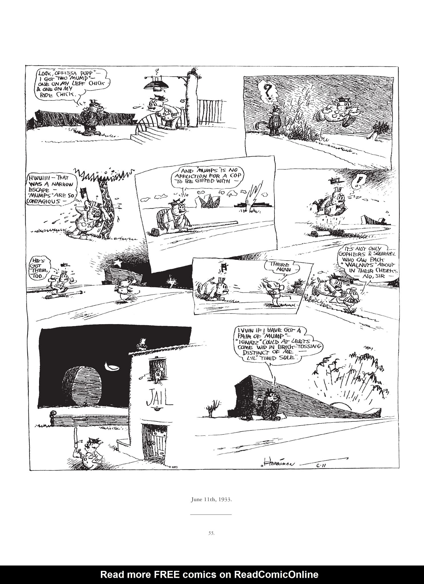 Read online Krazy & Ignatz comic -  Issue # TPB 8 - 54