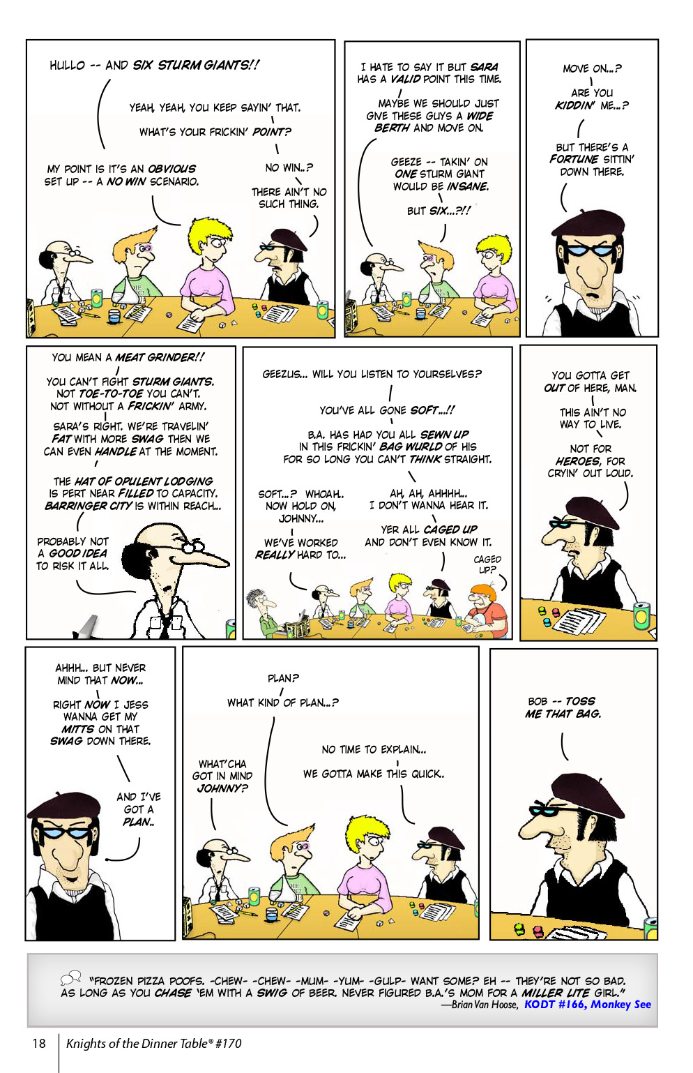 Read online Knights of the Dinner Table comic -  Issue #170 - 20