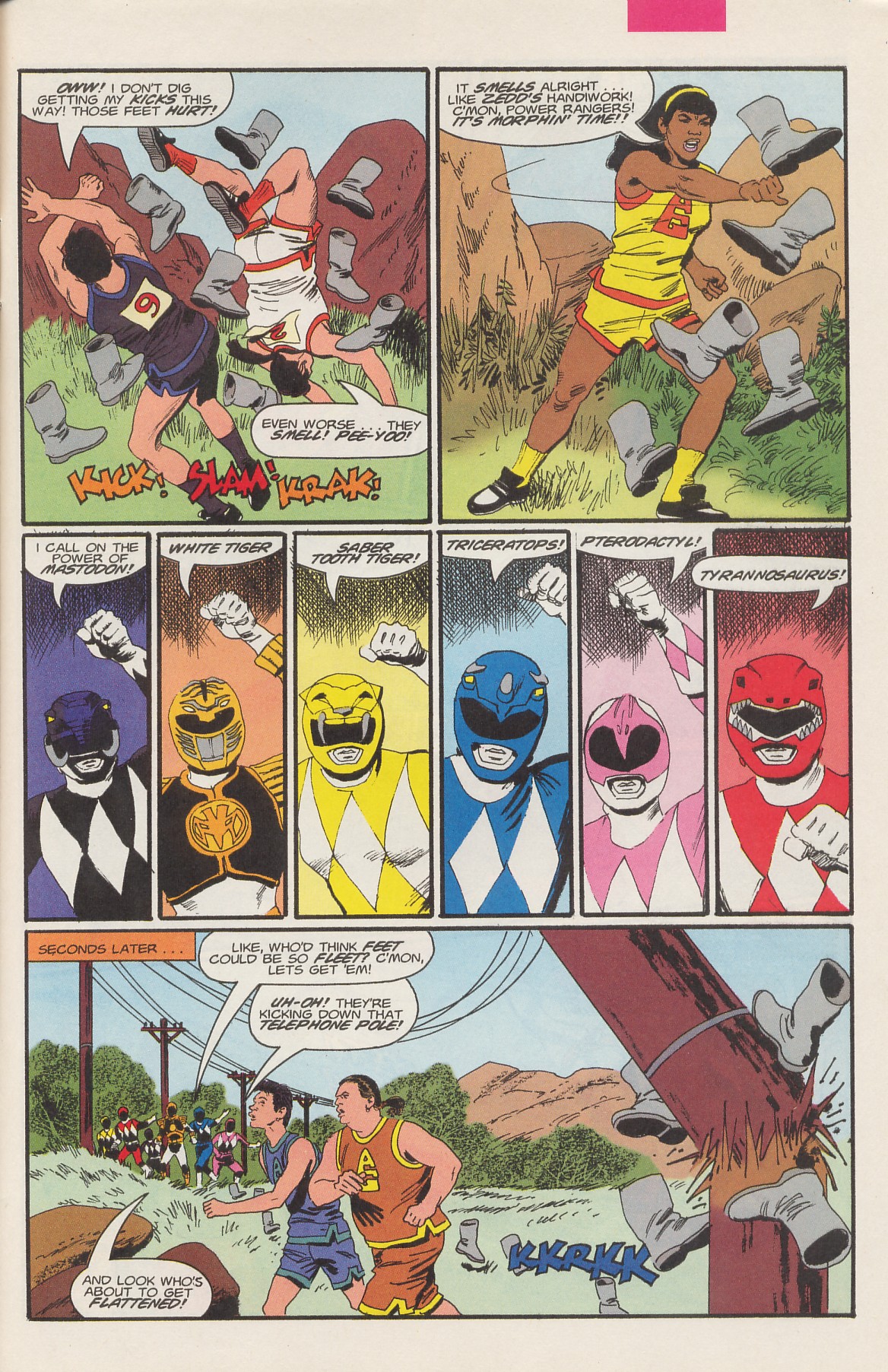 Read online Saban's Mighty Morphin Power Rangers (1995) comic -  Issue #4 - 27