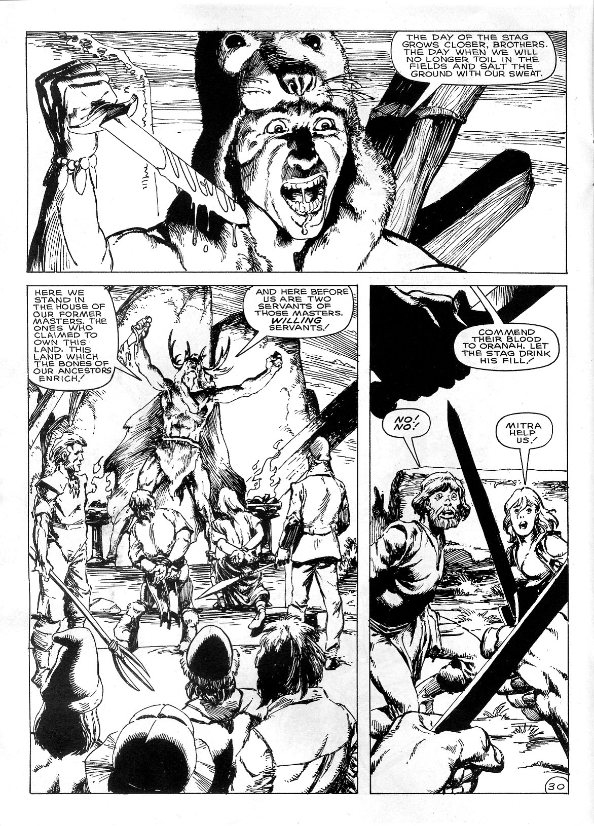 Read online The Savage Sword Of Conan comic -  Issue #145 - 36