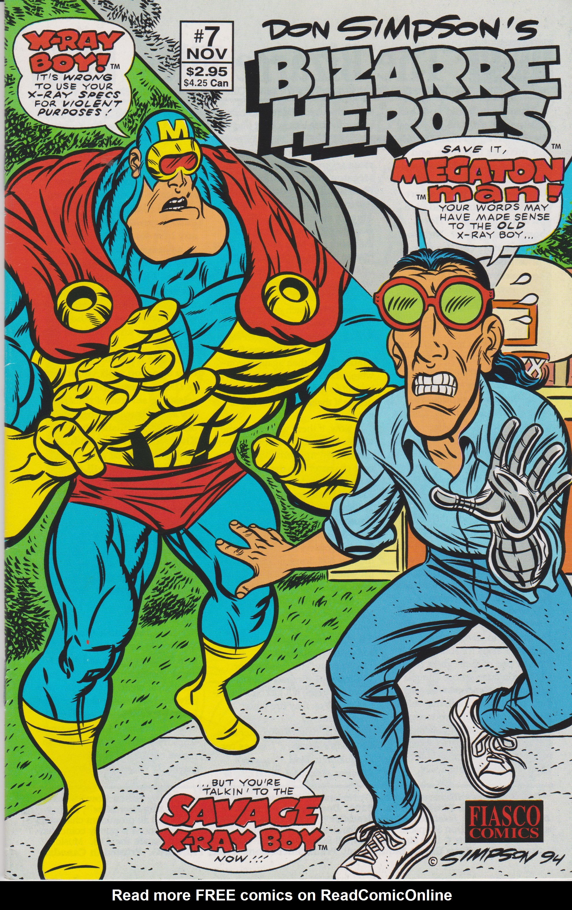 Read online Don Simpson's Bizarre Heroes comic -  Issue #7 - 1