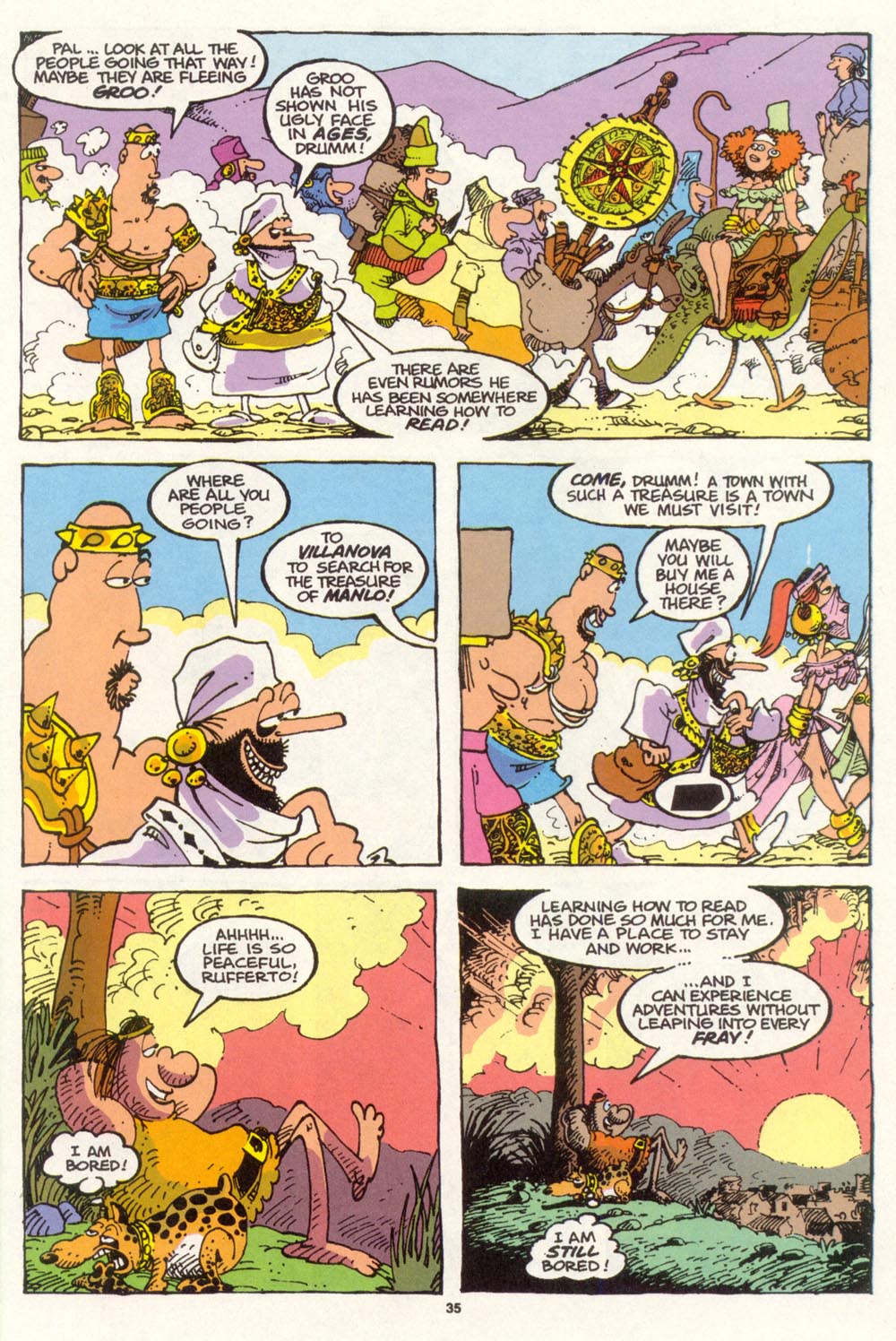 Read online Sergio Aragonés Groo the Wanderer comic -  Issue #100 - 36