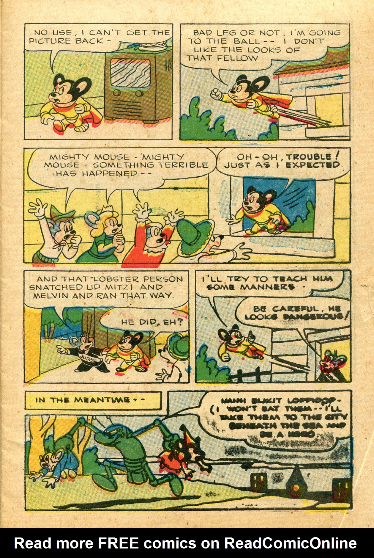 Read online Paul Terry's Mighty Mouse Comics comic -  Issue #47 - 7