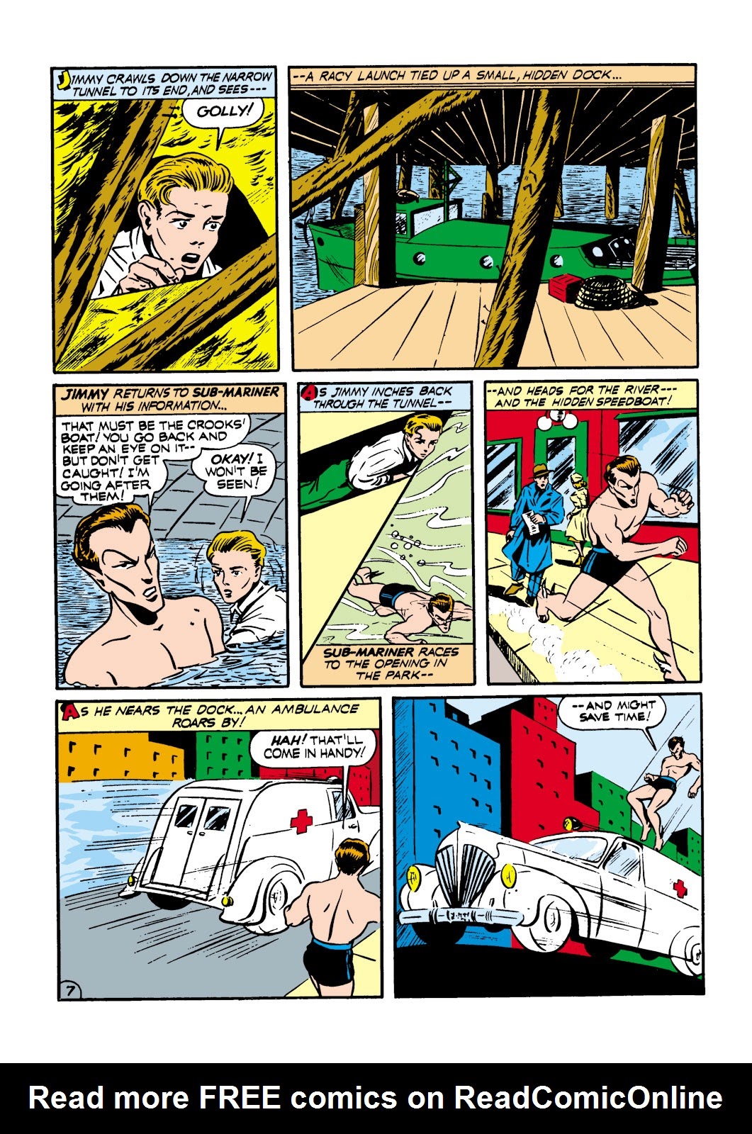Read online Sub-Mariner Comics comic -  Issue #1 - 30