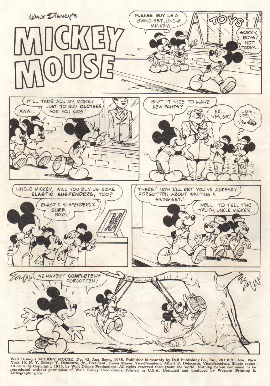 Read online Walt Disney's Mickey Mouse comic - Issue #43