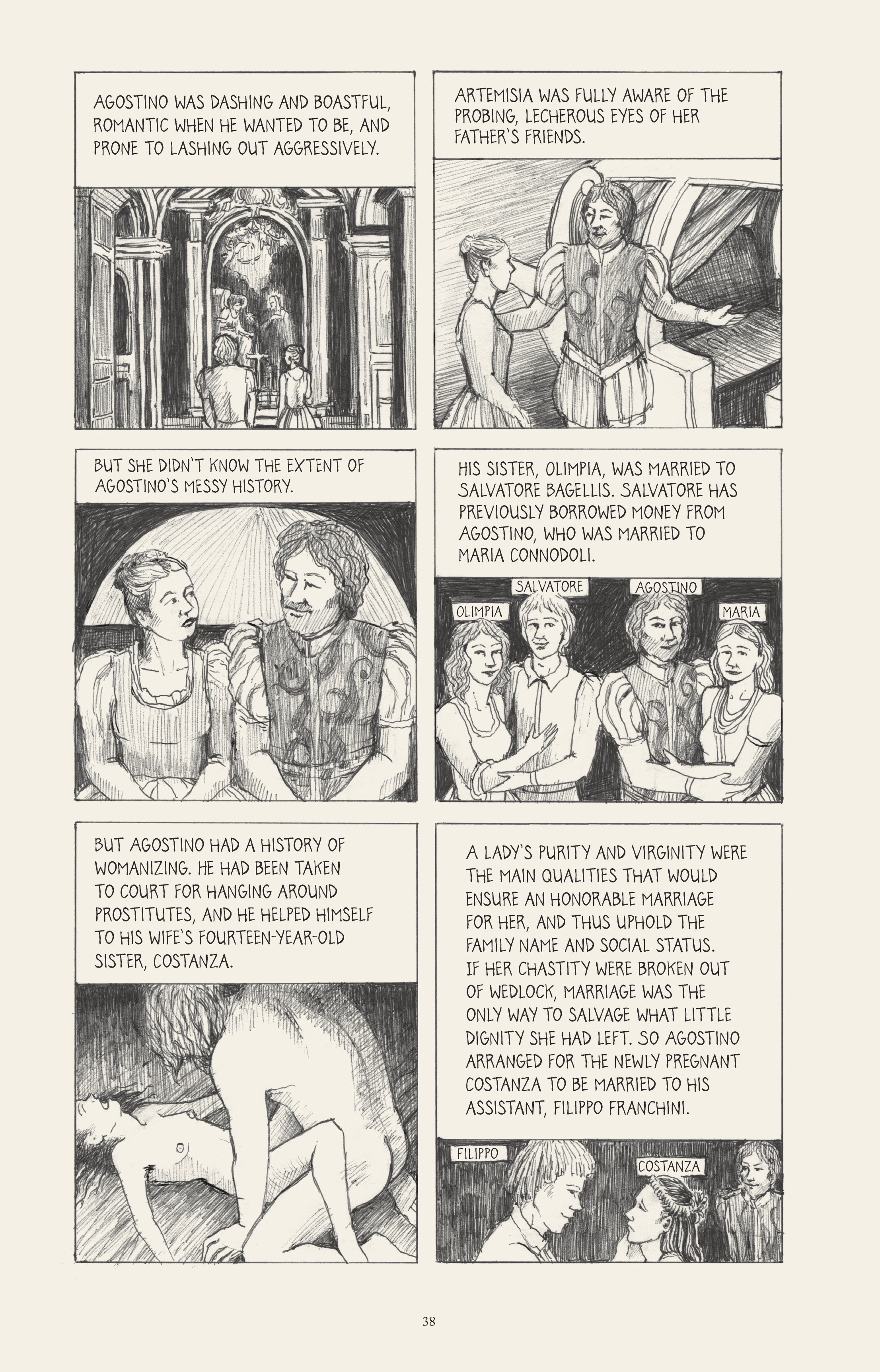 Read online I Know What I Am: The Life and Times of Artemisia Gentileschi comic -  Issue # TPB (Part 1) - 47