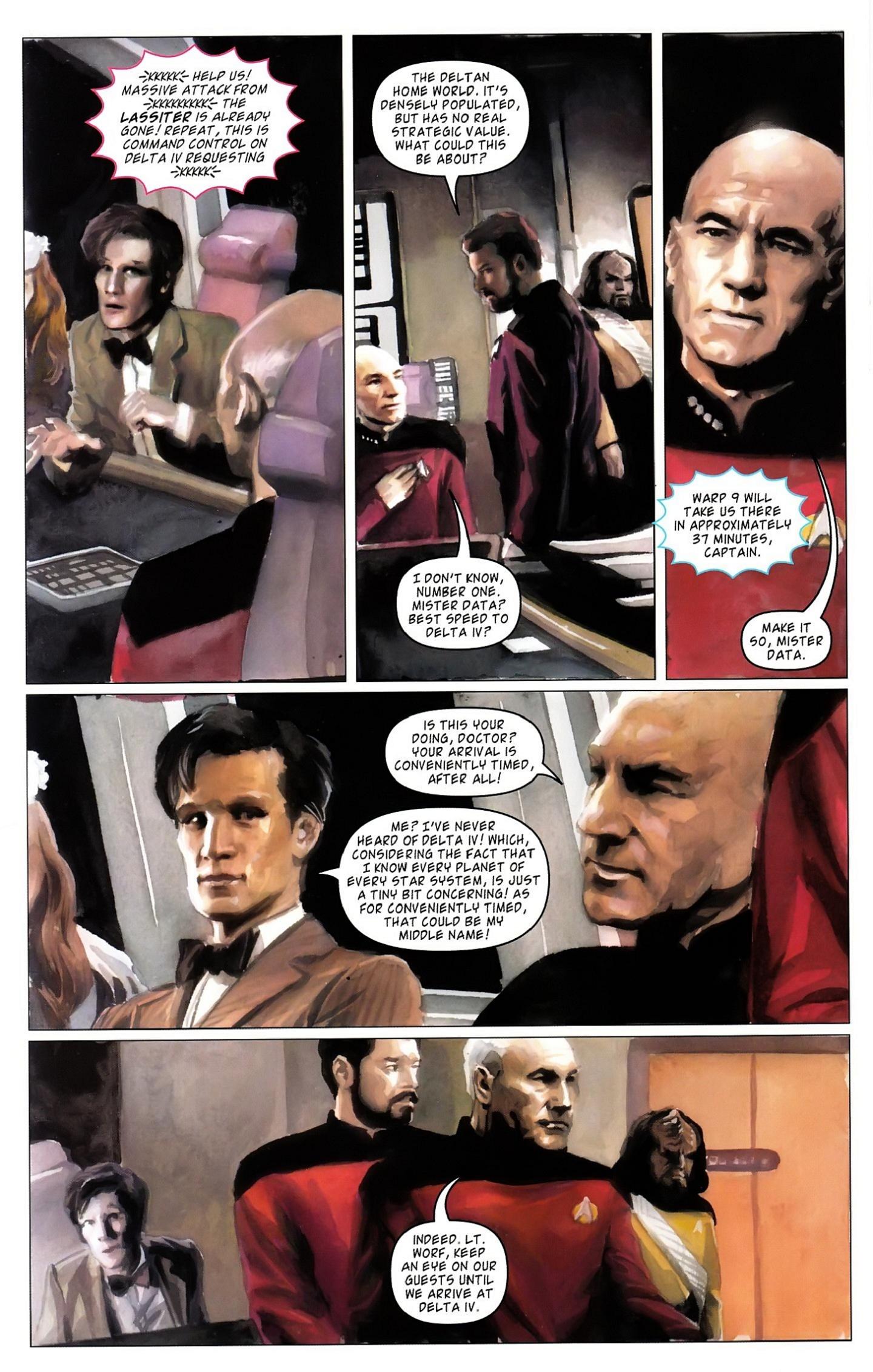 Read online Star Trek: The Next Generation/Doctor Who: Assimilation² comic -  Issue #2 - 23