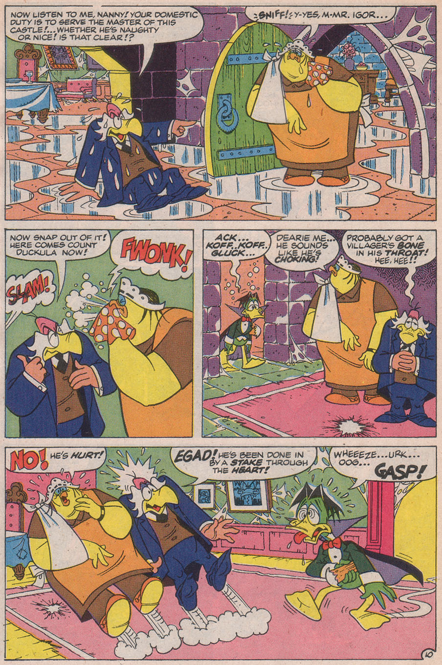 Read online Count Duckula comic -  Issue #9 - 14