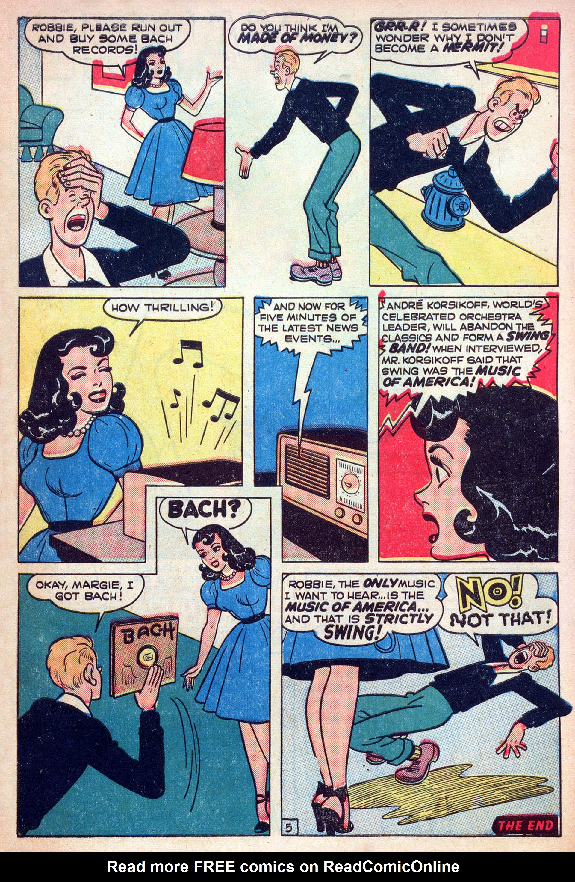 Read online Margie Comics comic -  Issue #42 - 7