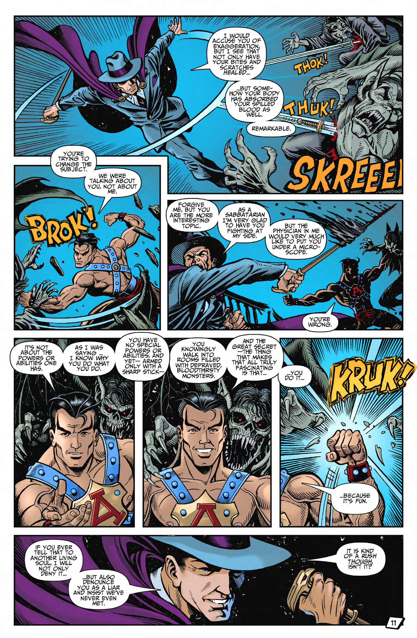 Read online John Aman Amazing Man comic -  Issue #1 - 13
