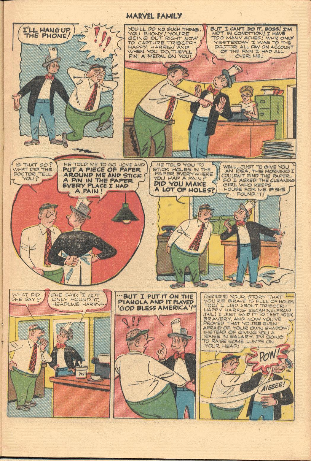 Read online The Marvel Family comic -  Issue #76 - 17