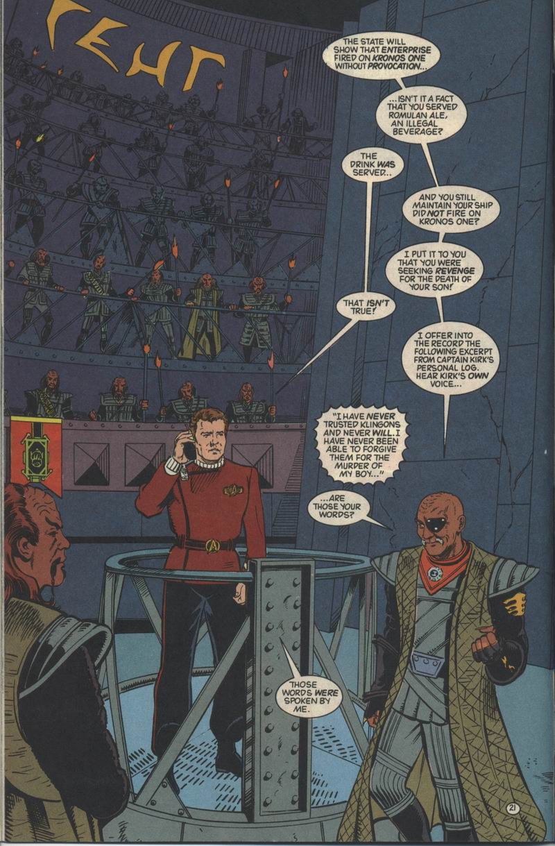 Read online Star Trek VI: The Undiscovered Country comic -  Issue # Full - 23
