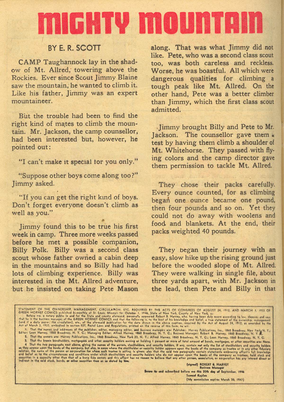 Read online Green Hornet Comics comic -  Issue #33 - 34