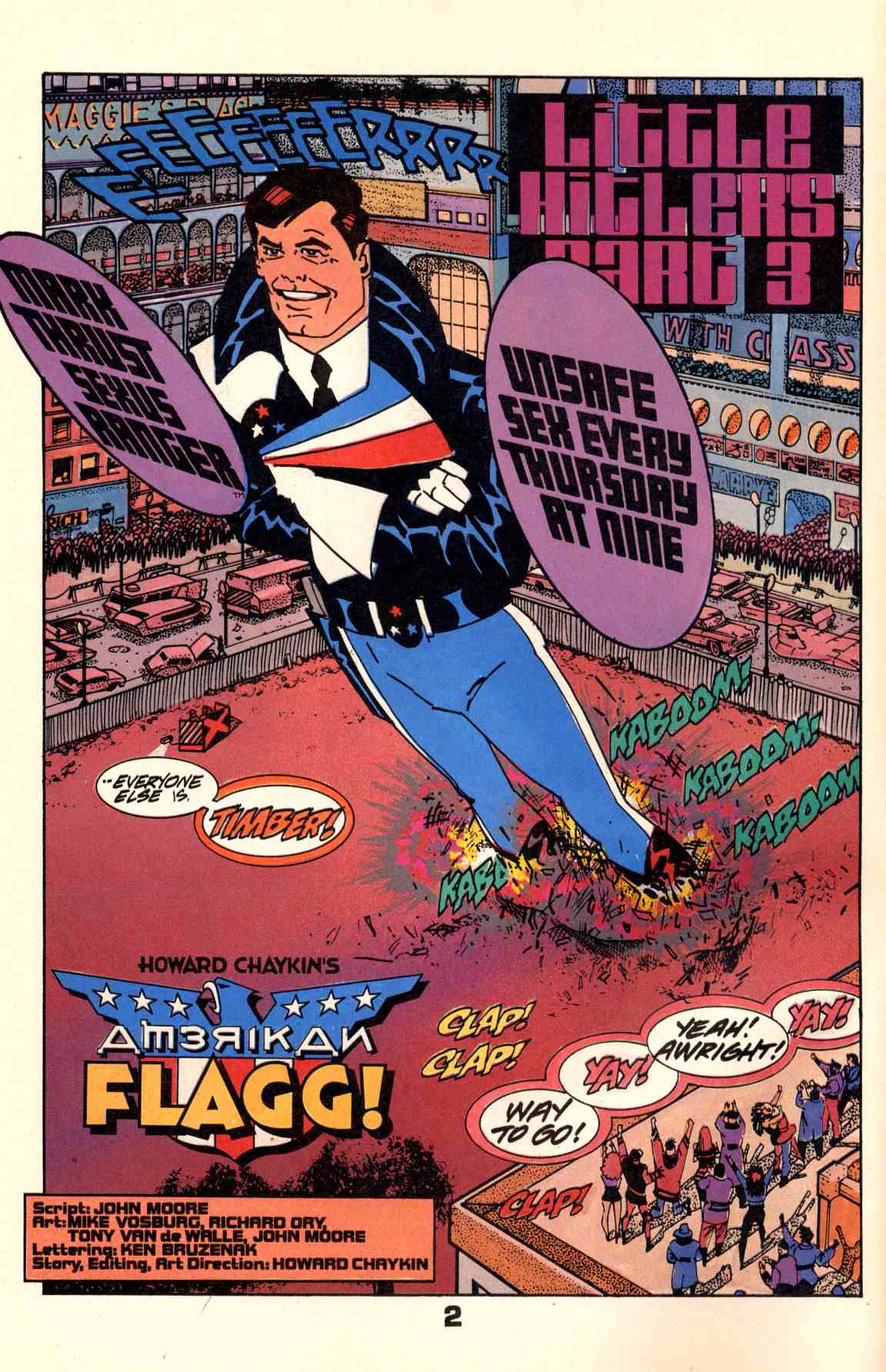 Read online Howard Chaykin's American Flagg comic -  Issue #3 - 4