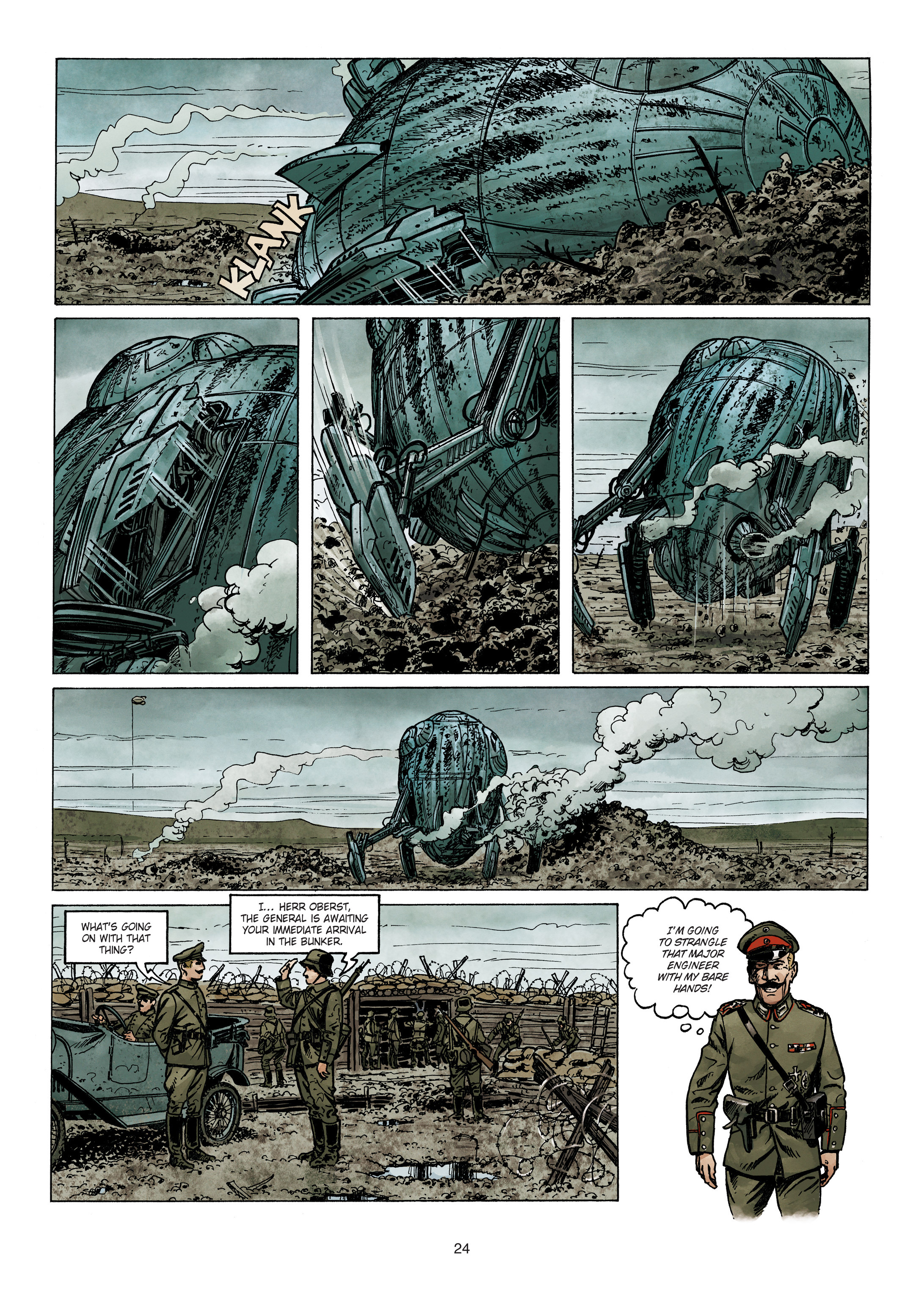 Read online War of the World War One Vol. 1: The Thing Below the Trenches comic -  Issue # Full - 24