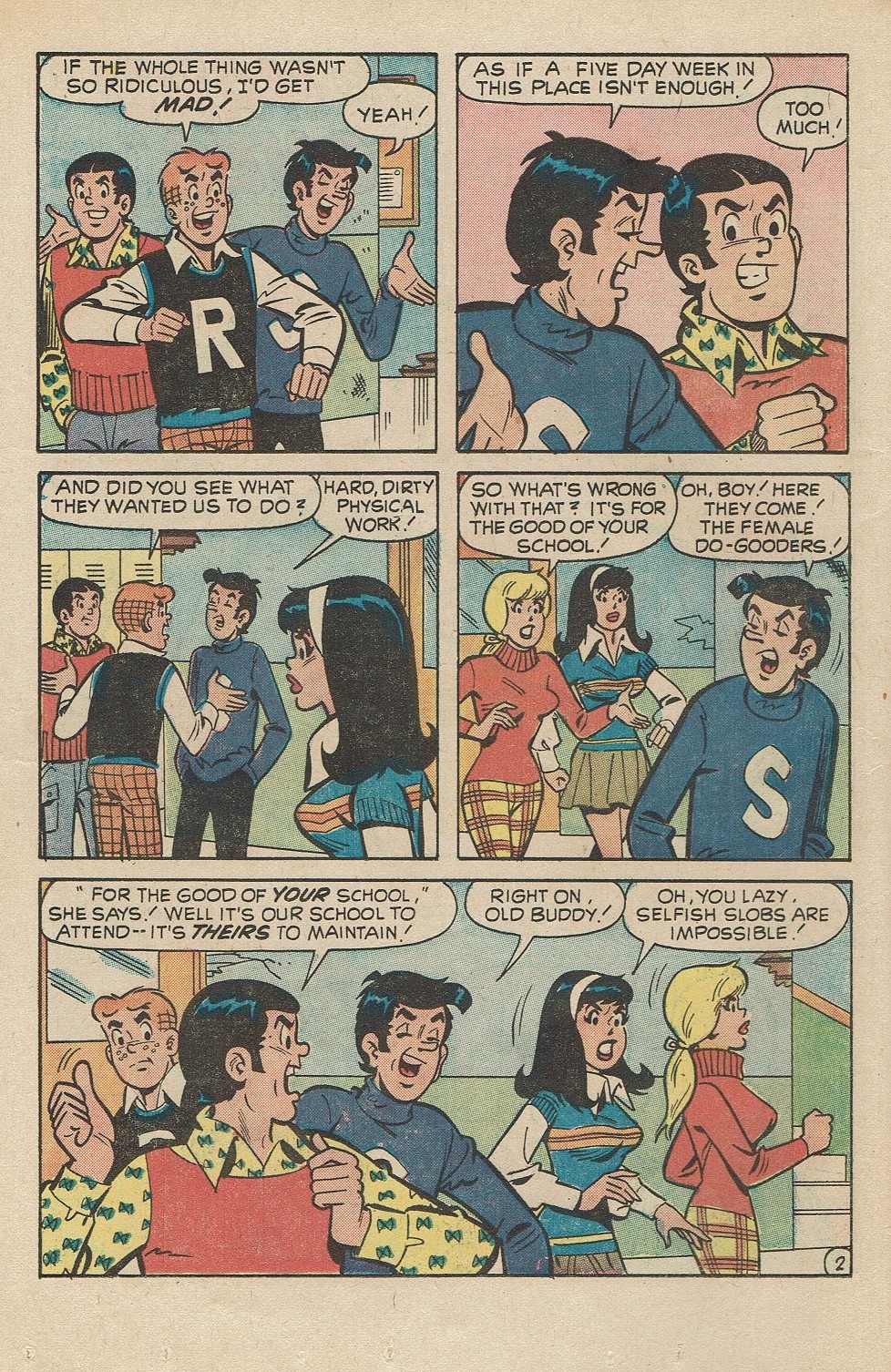 Read online Archie at Riverdale High (1972) comic -  Issue #7 - 14