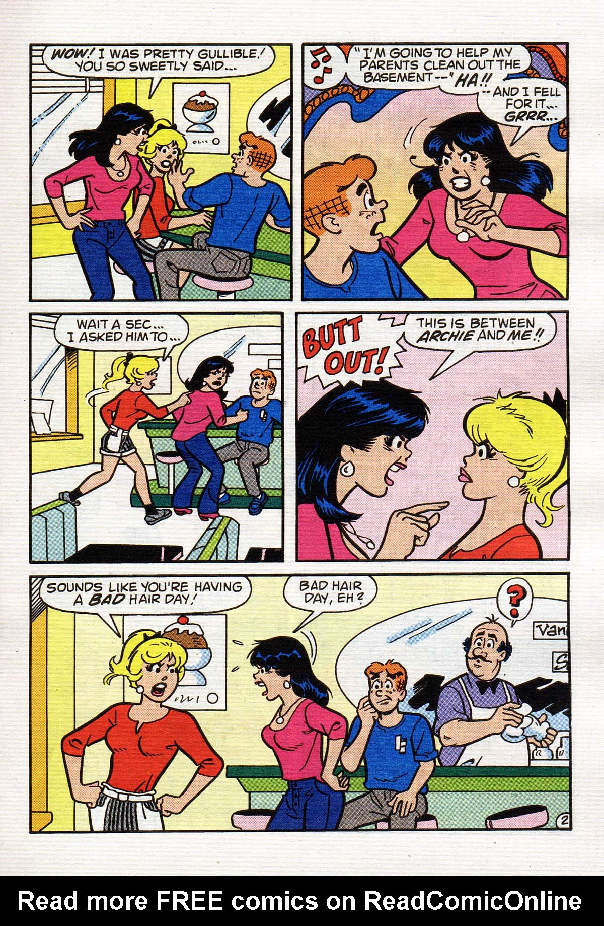 Read online Betty and Veronica Digest Magazine comic -  Issue #124 - 142