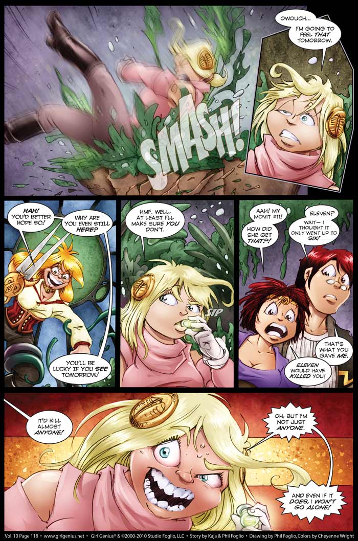 Read online Girl Genius (2002) comic -  Issue #10 - 120