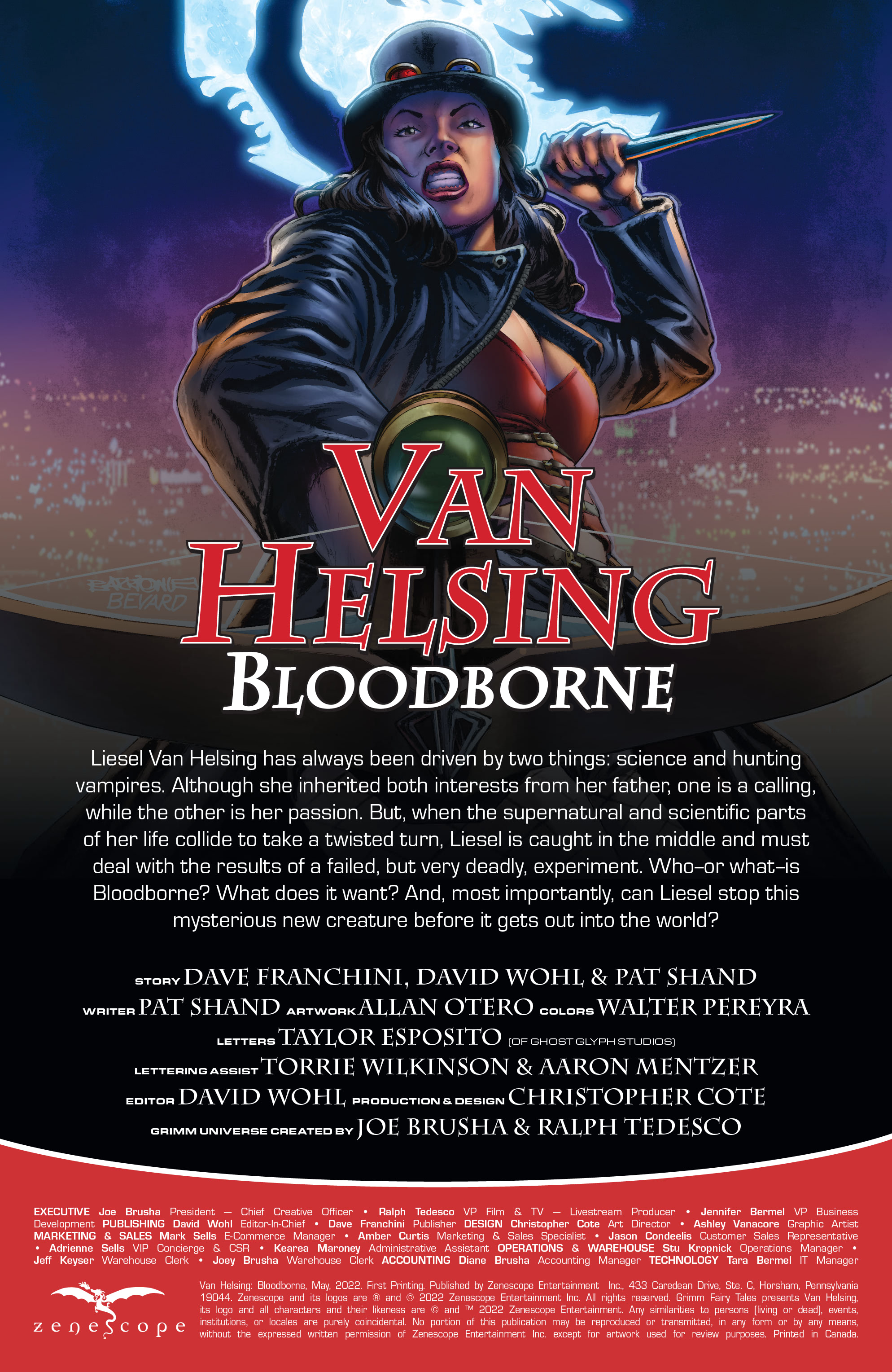 Read online Van Helsing: Bloodborne comic -  Issue # Full - 2