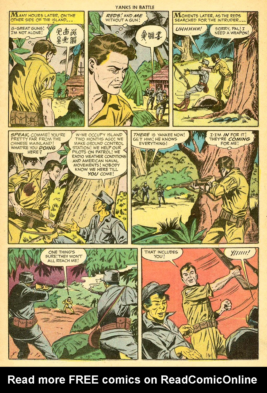 Read online Yanks In Battle comic -  Issue #2 - 21
