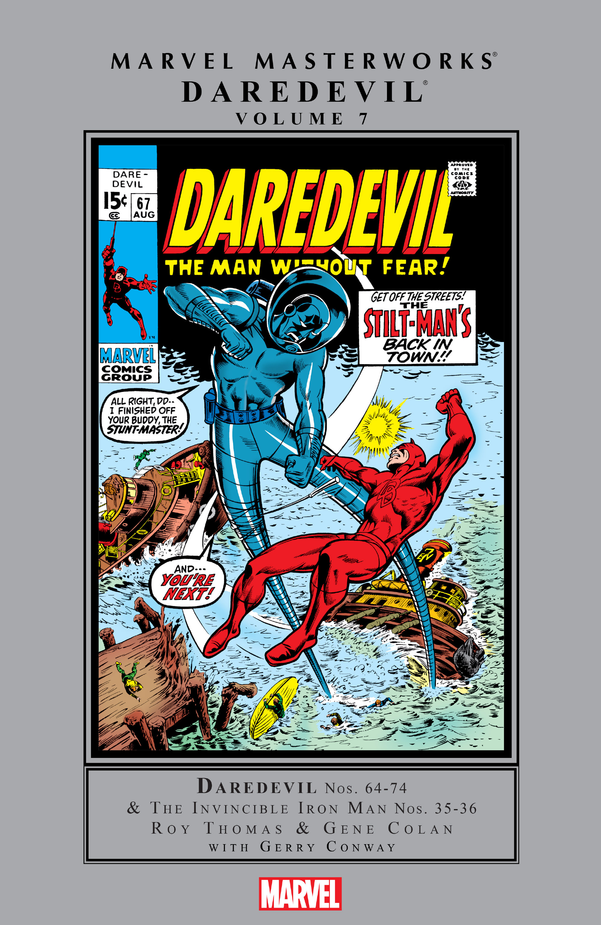 Read online Marvel Masterworks: Daredevil comic -  Issue # TPB 7 (Part 1) - 1