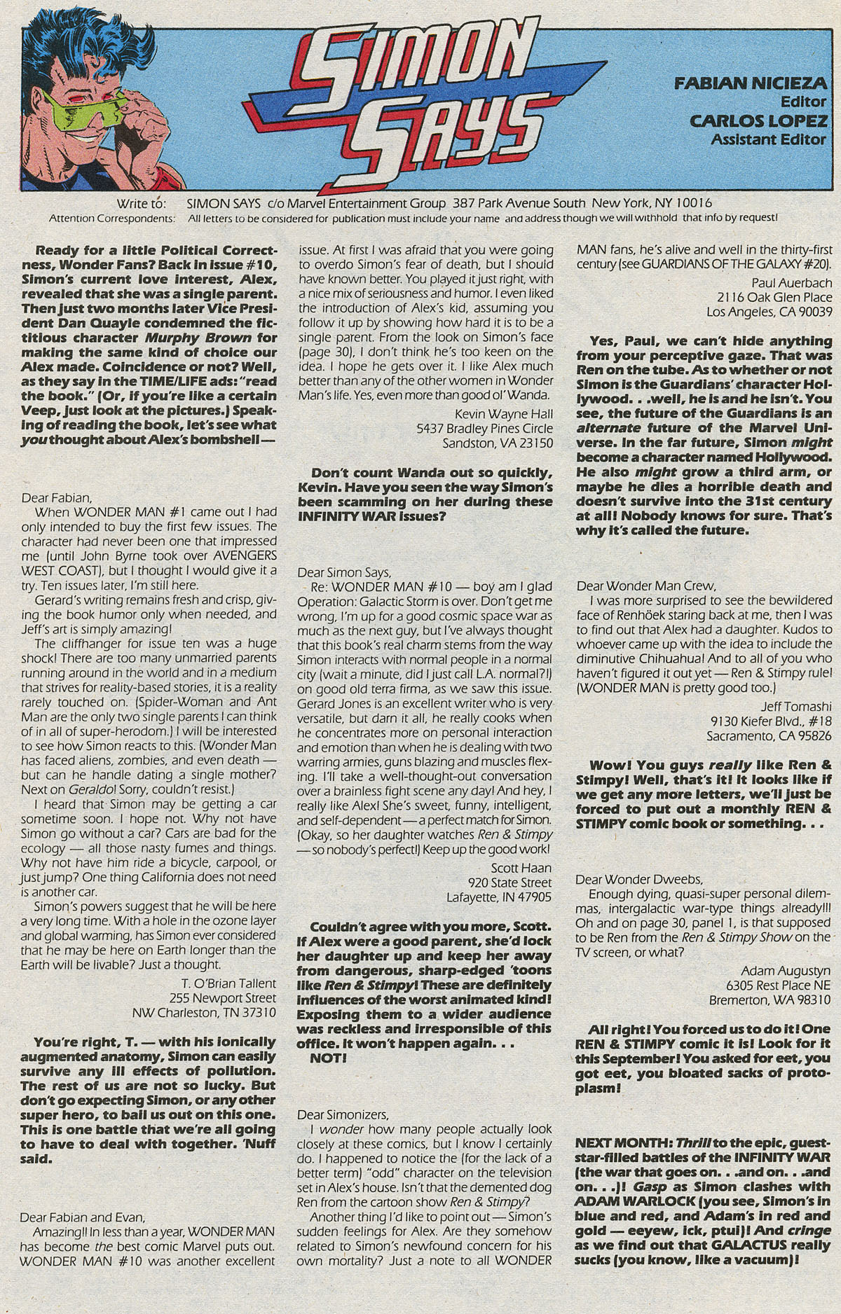 Read online Wonder Man (1991) comic -  Issue #13 - 25