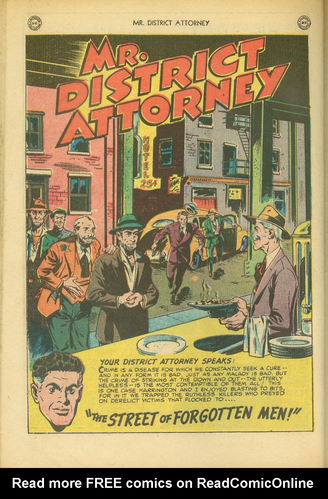 Read online Mr. District Attorney comic -  Issue #7 - 42